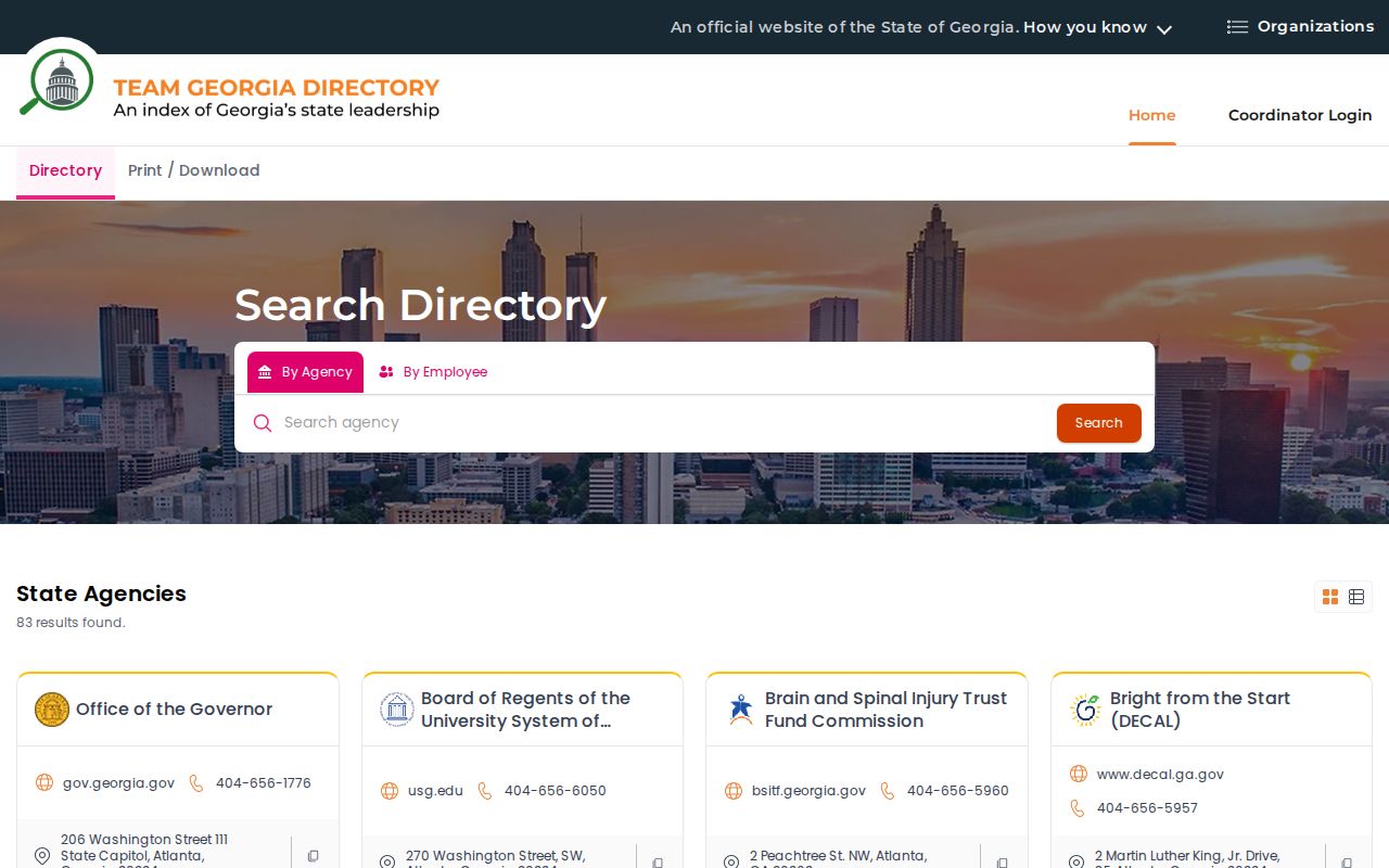 Stonecrest people directories Team Georgia agency contacts