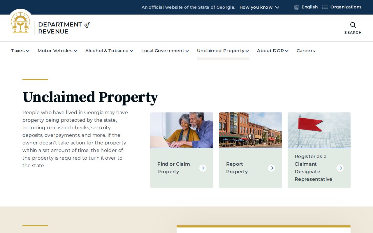 Stonecrest public records route to Georgia unclaimed property